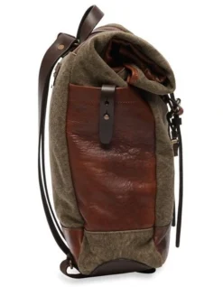 Turua Rolltop Backpack In Tan/Olive -Myer Clothing Shop 955400230 4 720x928
