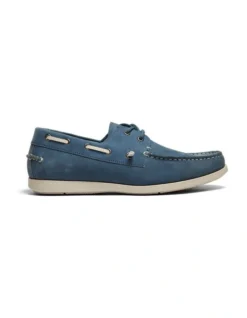 Gordons Bay Boat Shoe In Denim Blue