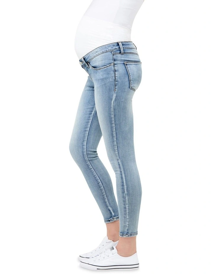 Rebel Ankle Grazer Jegging In Light Blue 3 Rebel Ankle Grazer Jegging In Light Blue - Image 3