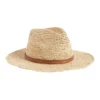 French Connection Textured Fedora In Natural
