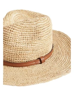 French Connection Textured Fedora In Natural 7 French Connection Textured Fedora In Natural -Myer Clothing Shop 955493020 955487440 4 720x928