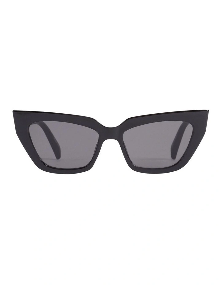 French Connection Cats Eye Sunglasses In Black 1 French Connection Cats Eye Sunglasses In Black