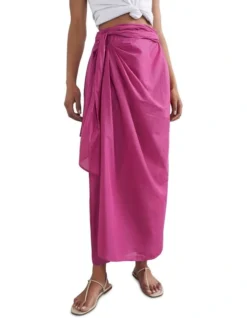 French Connection Beach Sarong In Pink