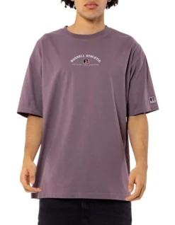 Heritage Tee In Mauve