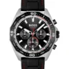 Hugo Boss Energy Black Silicone Qtz Chrono Watch 1513969