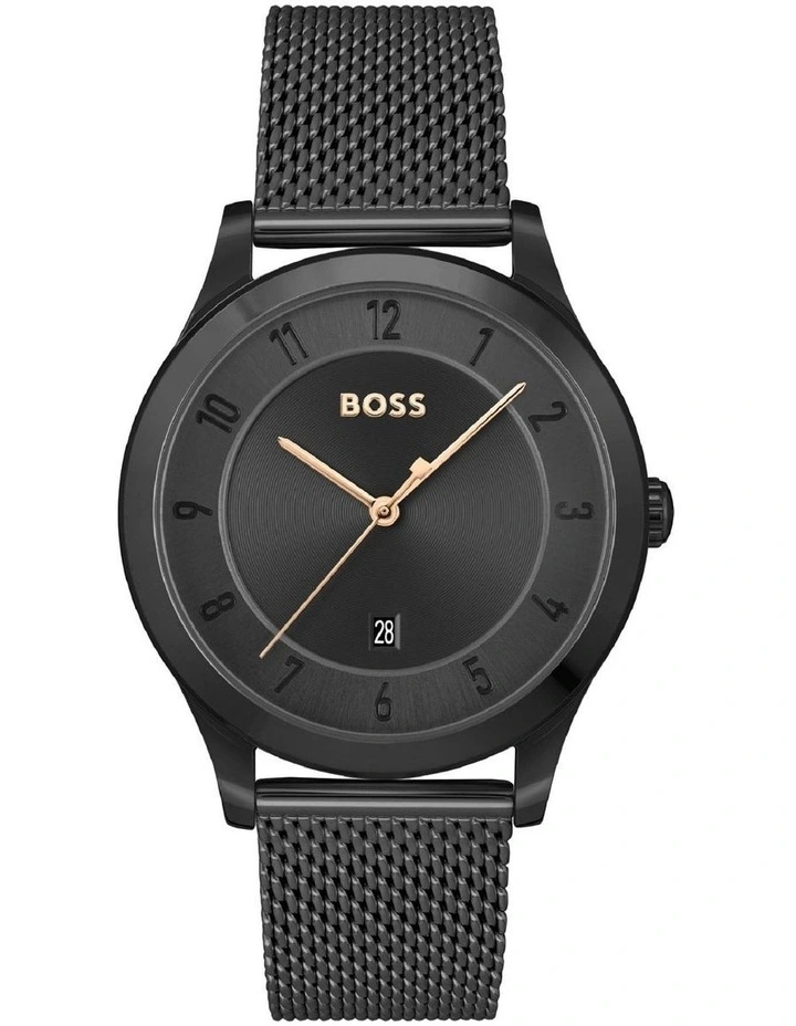 Hugo Boss Purity Black Steel Qtz Watch 1513986 1 Hugo Boss Purity Black Steel Qtz Watch 1513986
