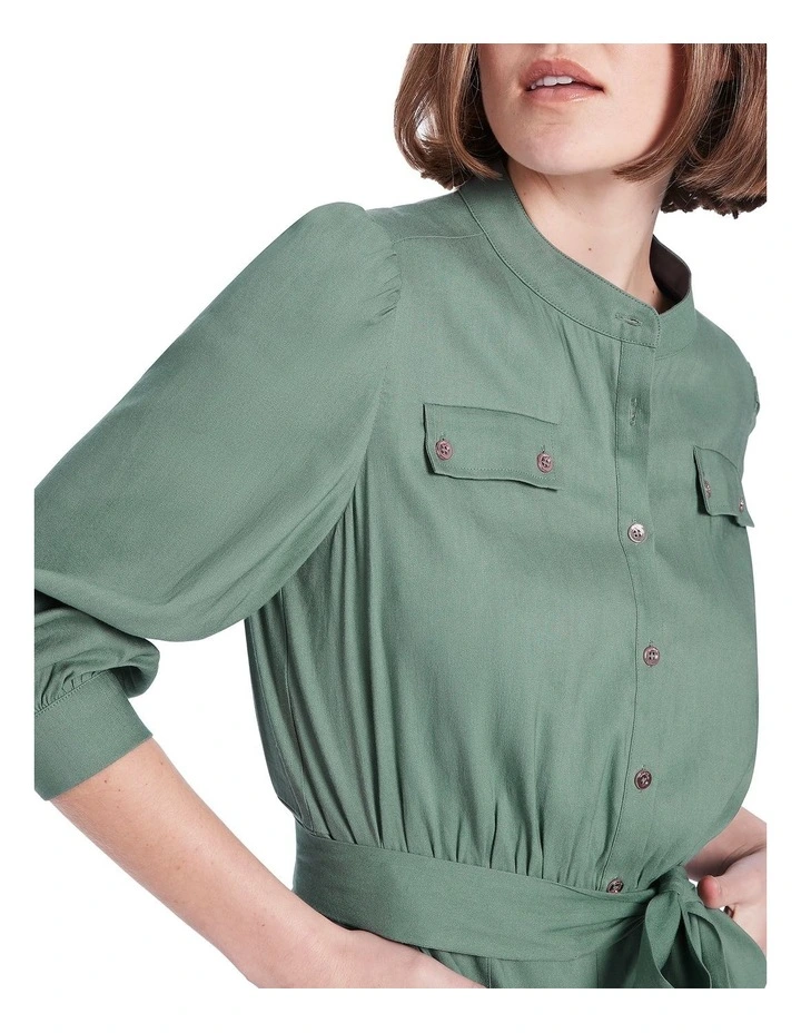 Happily Eva After Jumpsuit In Silver Pine 4 Happily Eva After Jumpsuit In Silver Pine - Image 4