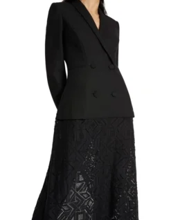 Carnival Glass Fitted Blazer In Black -Myer Clothing Shop 956085760 4 720x928