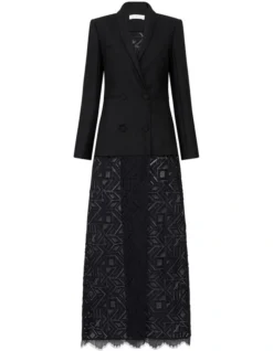 Carnival Glass Fitted Blazer In Black -Myer Clothing Shop 956085760 7 720x928