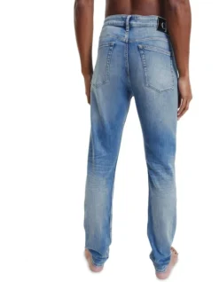 Calvin Klein Jeans Slim Tapered Jeans In Mid Blue -Myer Clothing Shop 956280160 3 720x928