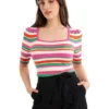 Milkshake Knit Top In Multi