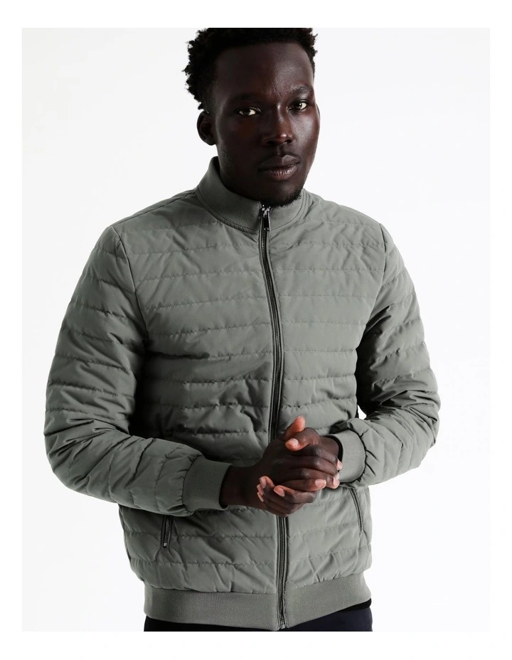 Parker Puffer Jacket In Green 6 Parker Puffer Jacket In Green - Image 6