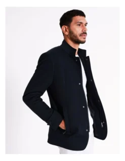 James Bonded Jacket In Navy -Myer Clothing Shop 956584180 4 720x928