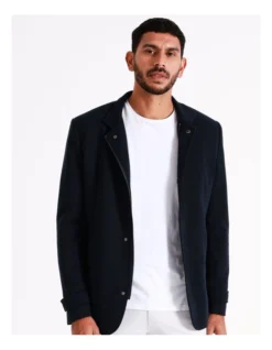 James Bonded Jacket In Navy -Myer Clothing Shop 956584180 6 720x928