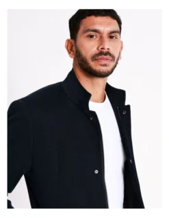 James Bonded Jacket In Navy -Myer Clothing Shop 956584180 7 720x928