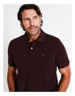 Oliver Short Sleeve Marle Polo In Red -Myer Clothing Shop 956982340 5 720x928