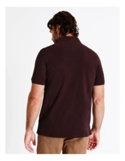 Oliver Short Sleeve Marle Polo In Red -Myer Clothing Shop 956982340 6 720x928