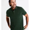 Oliver Short Sleeve Marle Polo In Green