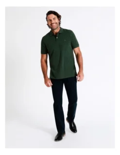 Oliver Short Sleeve Marle Polo In Green -Myer Clothing Shop 956982430 7 720x928