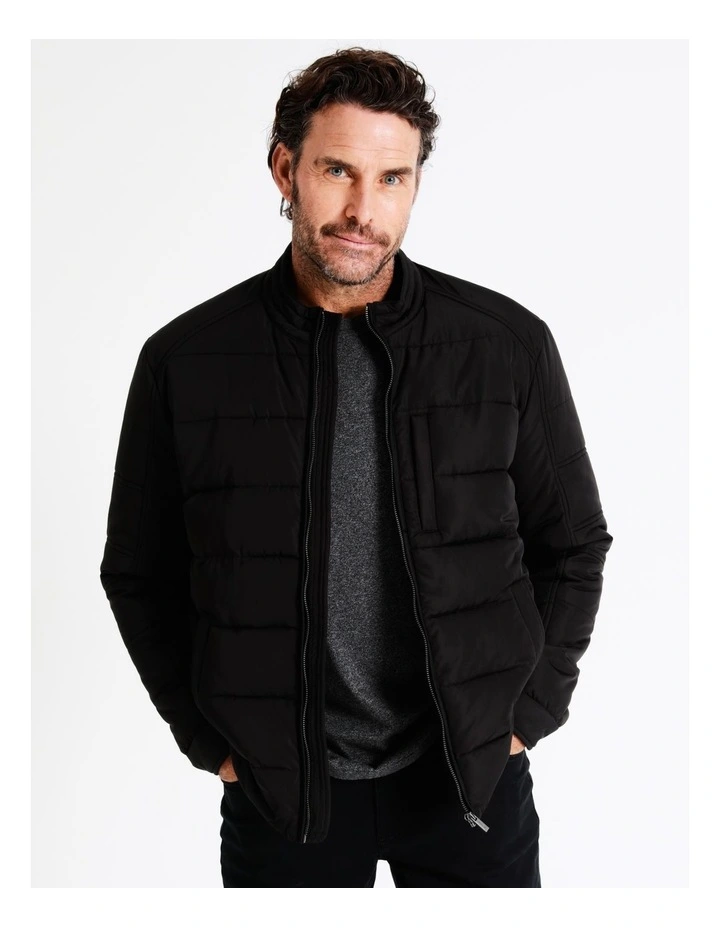 Bunbury Puffer Jacket In Black 2 Bunbury Puffer Jacket In Black - Image 2