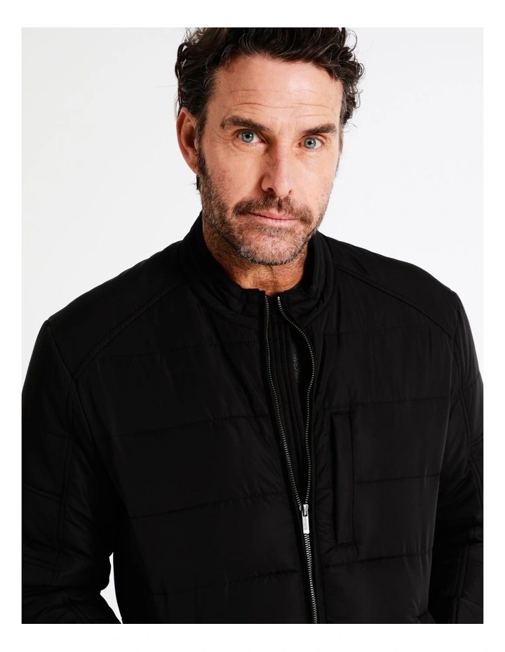 Bunbury Puffer Jacket In Black 3 Bunbury Puffer Jacket In Black - Image 3