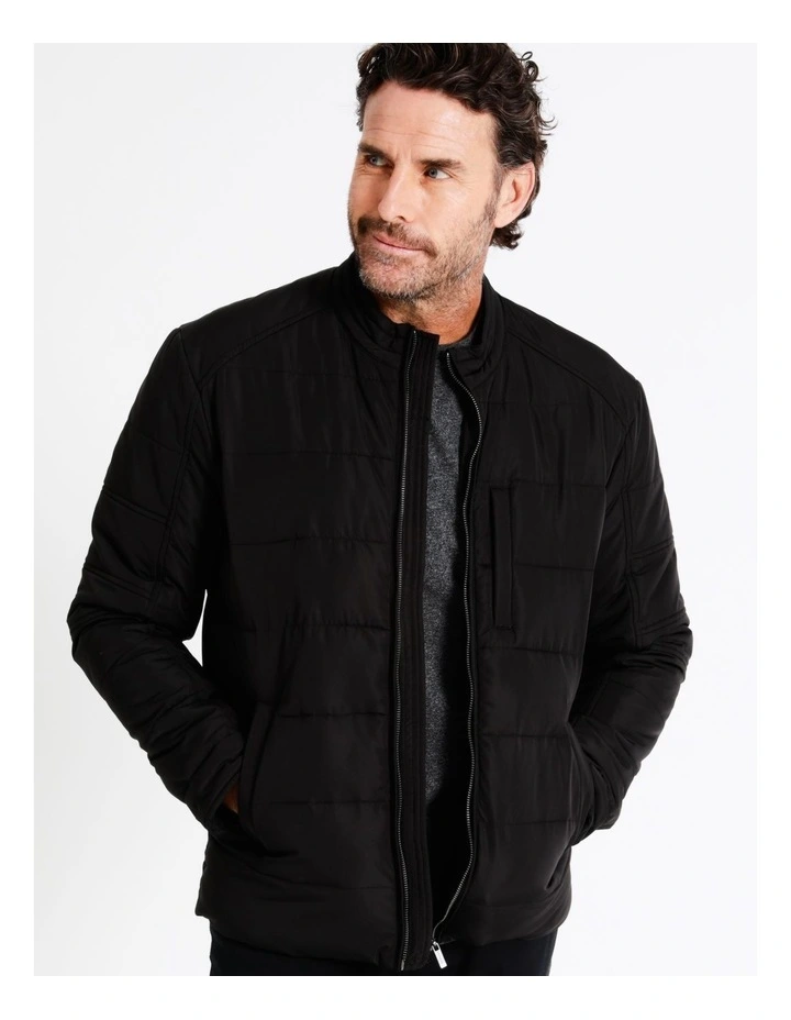 Bunbury Puffer Jacket In Black 6 Bunbury Puffer Jacket In Black - Image 6