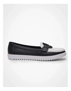Colour Block Loafer In Black