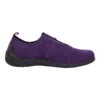 Zip Front Sneaker In Purple