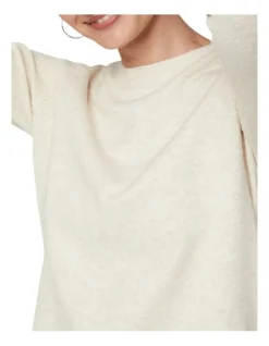 Vero Moda Doffy Long Sleeve Knit In Birch 5 Vero Moda Doffy Long Sleeve Knit In Birch -Myer Clothing Shop 957179350 3 720x928