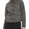 Vero Moda Vally Long Sleeve Short Jacket In Carafe