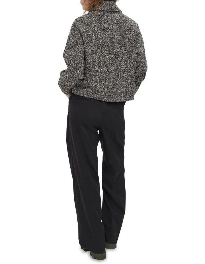 Vero Moda Vally Long Sleeve Short Jacket In Carafe 2 Vero Moda Vally Long Sleeve Short Jacket In Carafe - Image 2