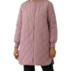 Vero Moda Mundina Long Sleeve Coat In Pink
