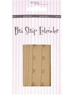 4 Hooks Bra Extenders In Beige