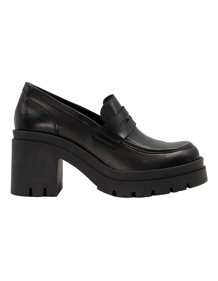 Dune London Grounded Loafers In Black 1 Dune London Grounded Loafers In Black