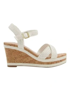 Dune London Kelisa Wedge Sandal In Cream
