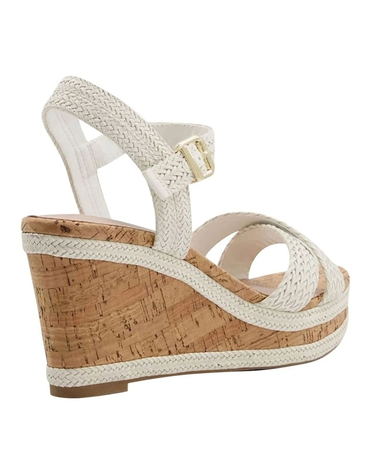 Dune London Kelisa Wedge Sandal In Cream 6 Dune London Kelisa Wedge Sandal In Cream - Image 6