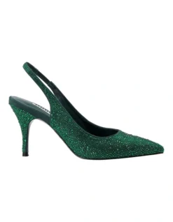 Dune London Captivating Pump In Green
