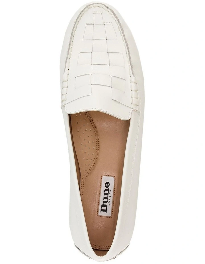 Dune London Greene Loafer In White 3 Dune London Greene Loafer In White - Image 3