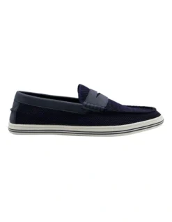 Dune London Bingotta Loafers In Navy