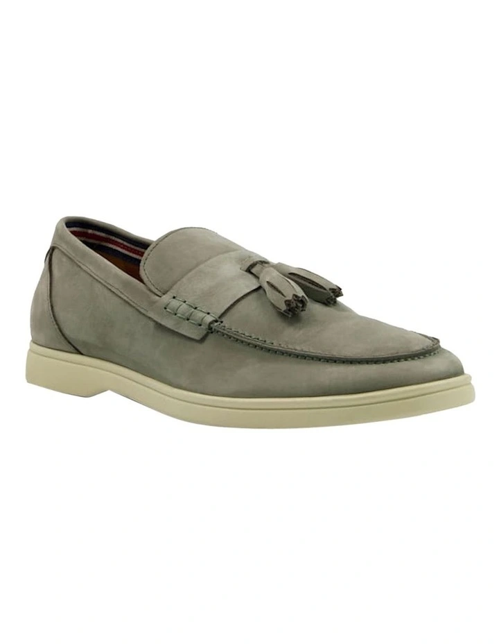 Dune London Bloom Loafer In Sage 2 Dune London Bloom Loafer In Sage - Image 2