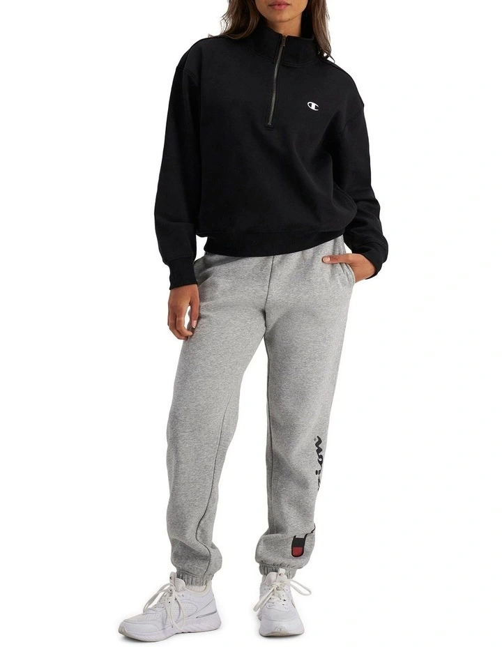 Champion Rochester Base Quarter Zip In Black 4 Champion Rochester Base Quarter Zip In Black - Image 4