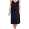 Cezanne Silk Sleep Dress In Midnight