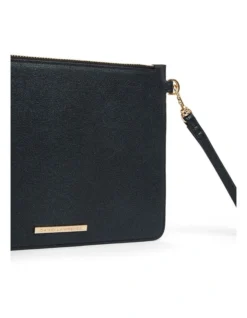 Ares Leather Pouch In Black Metallic 6 Ares Leather Pouch In Black Metallic -Myer Clothing Shop 957480670 3 720x928