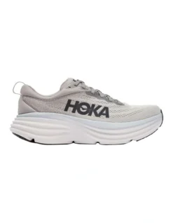 Hoka One One Bondi 8 Mens Running Shoes In White