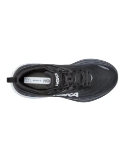 Hoka One One Bondi 8 Wide Mens Running Shoes In Black/White -Myer Clothing Shop 958000330 3 720x928