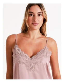 Chloe & Lola Satin Lace Chemise In Dusty Pink -Myer Clothing Shop 958165390 3 1 720x928