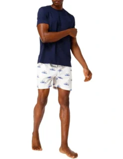 Trawler PJ Set In Navy 9 Trawler PJ Set In Navy -Myer Clothing Shop 958337920 6 720x928