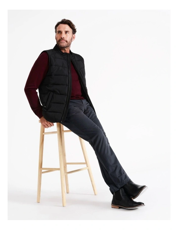 Avery Puffer Vest In Black 7 Avery Puffer Vest In Black - Image 7