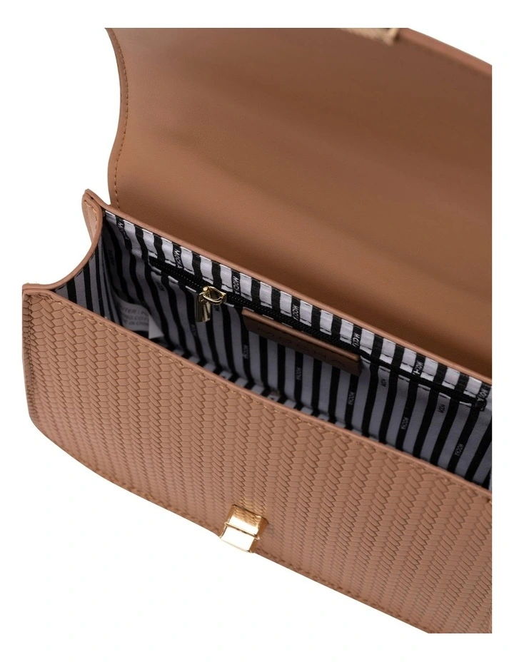 Tessa Mini Handbag In Tan 3 Tessa Mini Handbag In Tan - Image 3