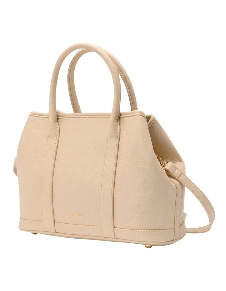 Edith Tote Bag In Cream 2 Edith Tote Bag In Cream - Image 2